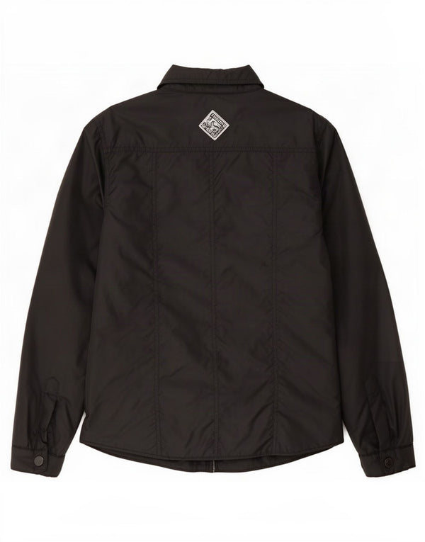 Tucano Urbano Womens Bomber Jacket UK 10 Small Black Nylon