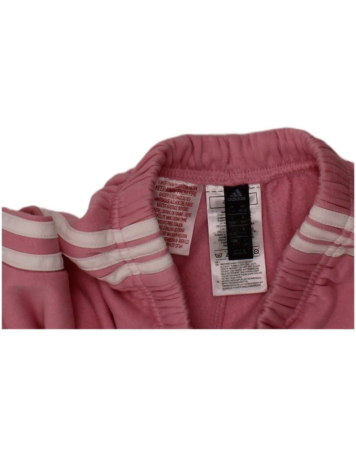 Pantaloni della tuta da bambina ADIDAS Joggers 5-6 anni in cotone rosa