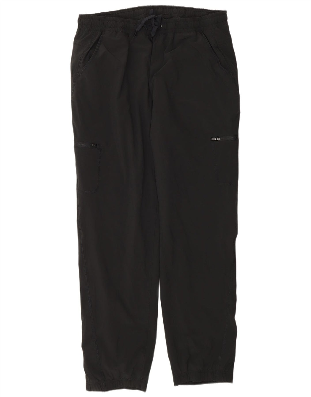 EDDIE BAUER Womens Cargo Tracksuit Trousers Joggers UK 14 Large Black