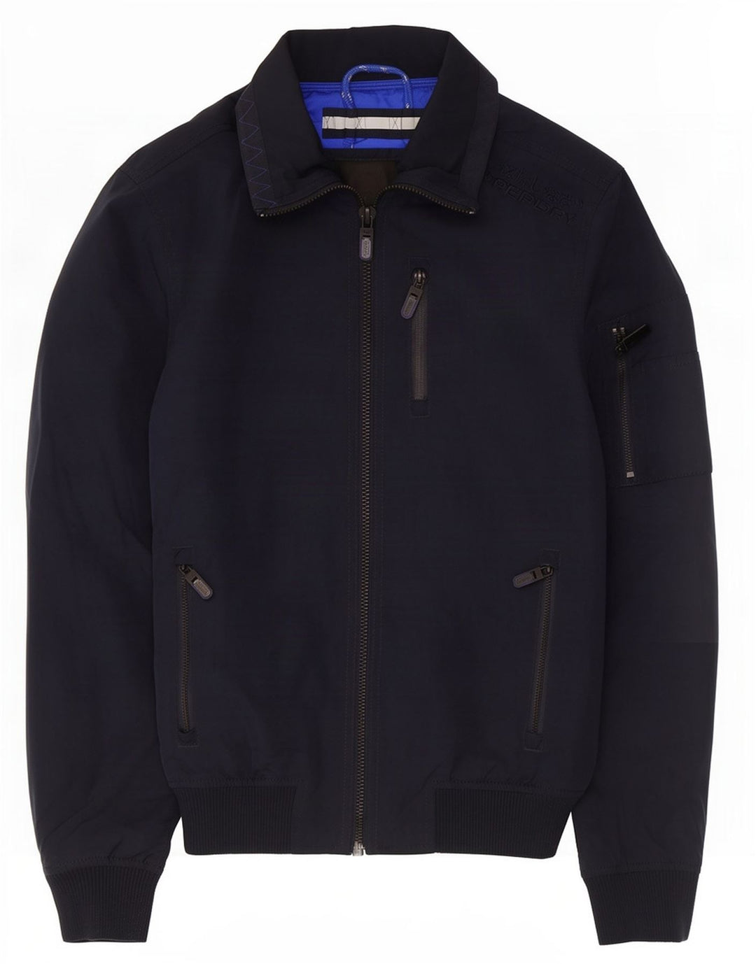Giubbotto bomber da uomo Superdry UK 36 piccolo poliestere blu navy