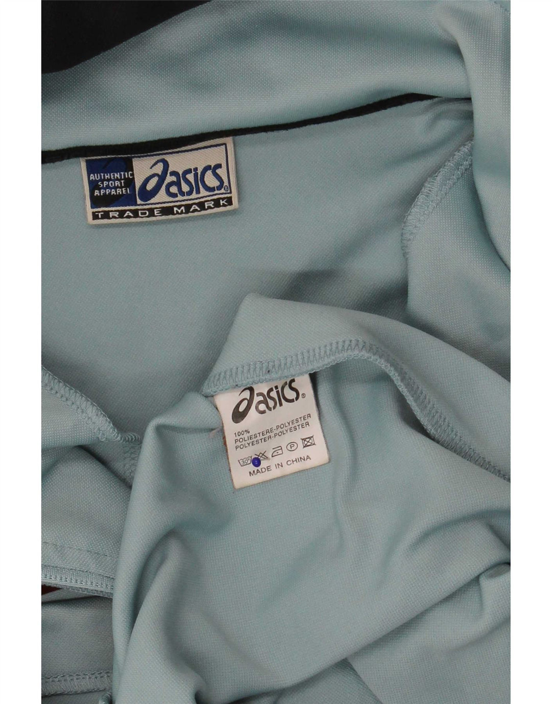 Giacca sportiva da uomo con cappuccio Asics, piccola, in poliestere color block blu