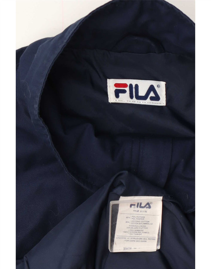 Giacca a vento da uomo Fila UK 40 Large blu navy in poliestere
