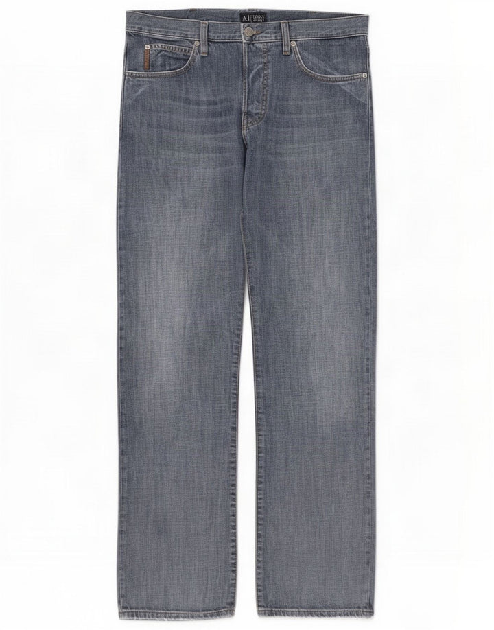 Armani Jeans dritti da uomo W36 L33 Blu