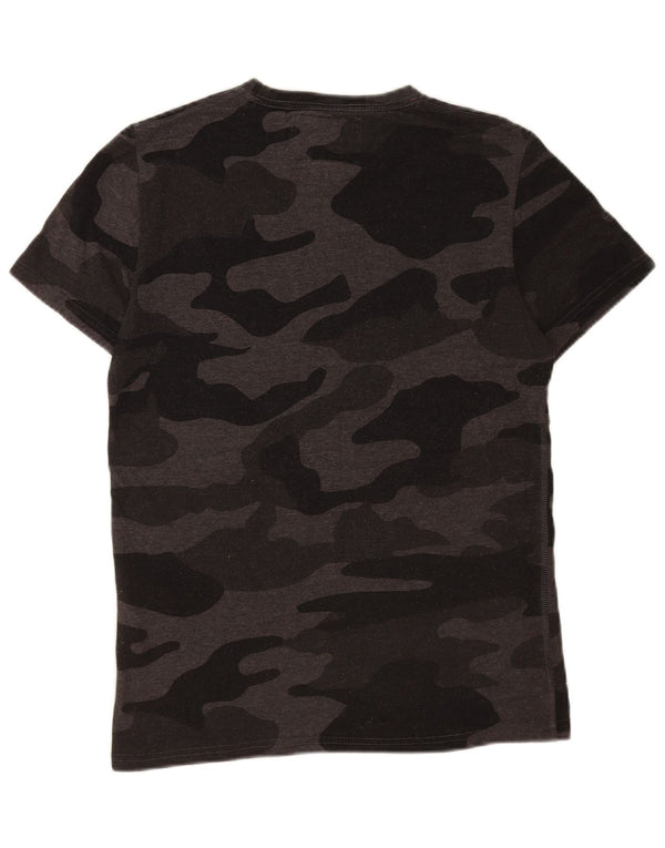 T-shirt da uomo Superdry Top Small in cotone grigio