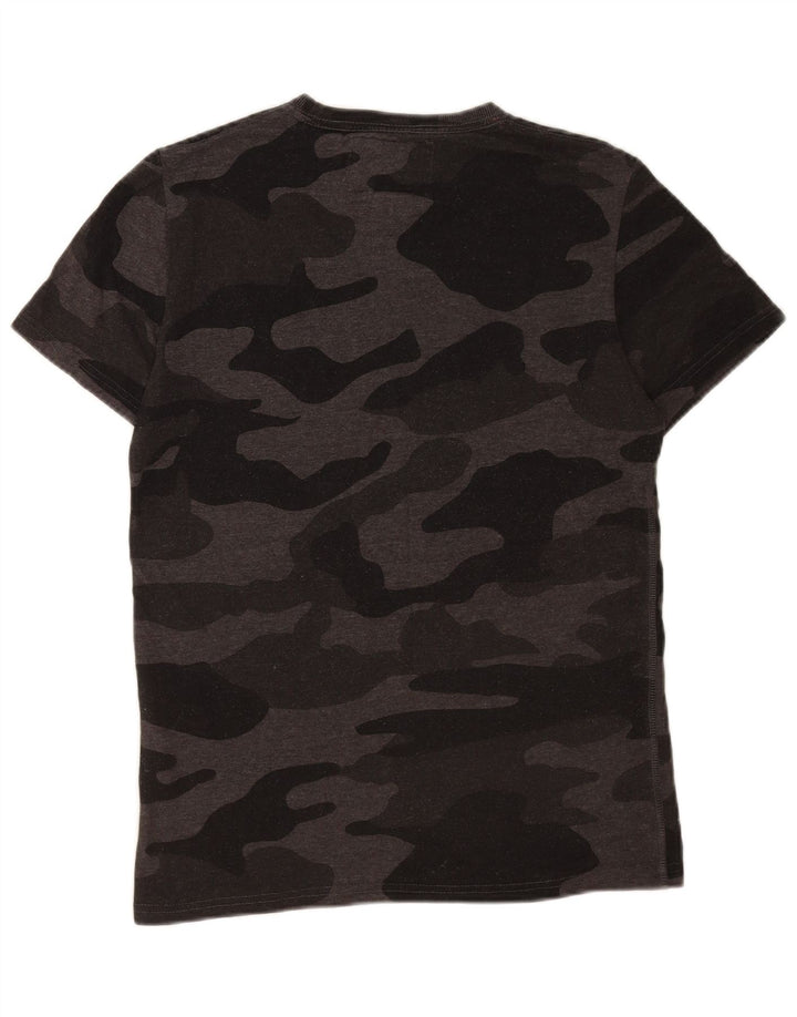 T-shirt da uomo Superdry Top Small in cotone grigio