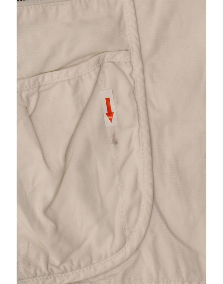 Pantaloncini cargo da uomo French Connection W36 grandi cotone bianco
