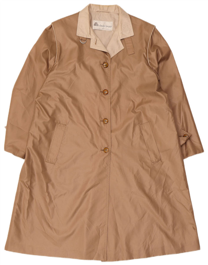 Soprabito da donna Claude Havrey UK 16 grande poliestere marrone