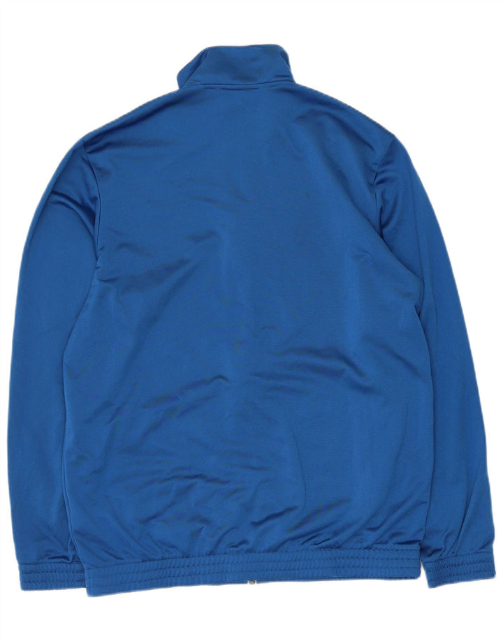 Giacca da tuta da uomo Adidas UK 42/44 Large Blu Poliestere