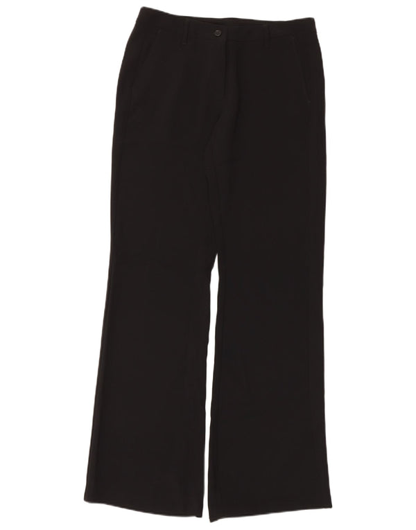 Pantaloni Bootcut da donna Benetton IT 44 Medium W30 L34 Poliestere nero