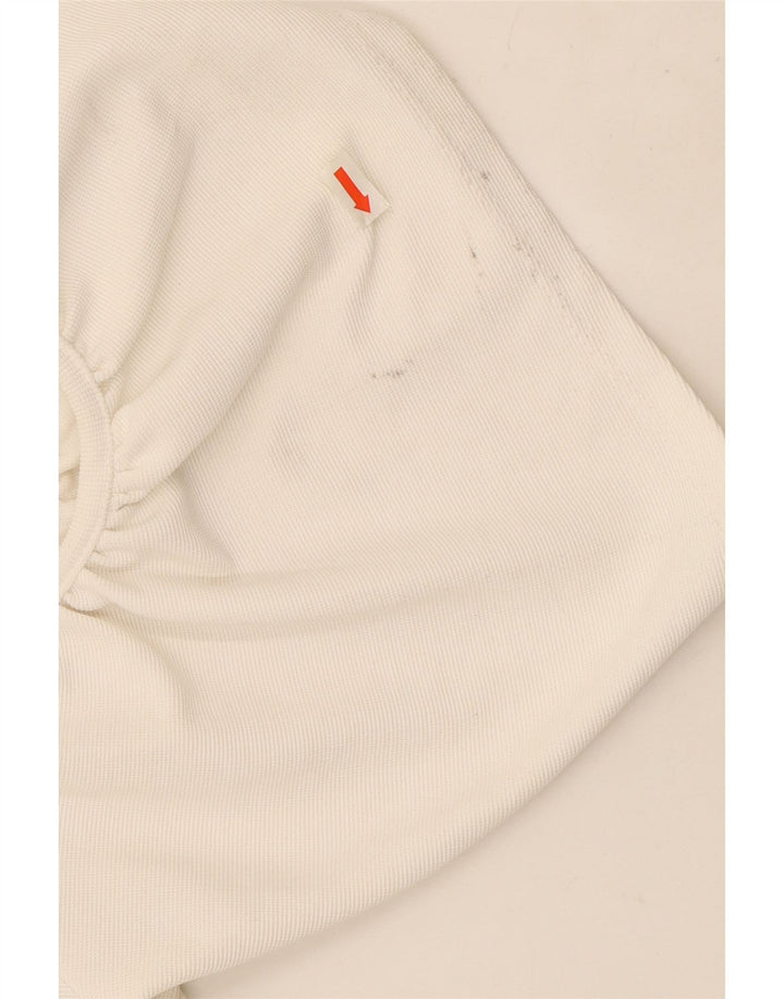 Abito Zara da donna con spalle scoperte UK 10 piccolo bianco
