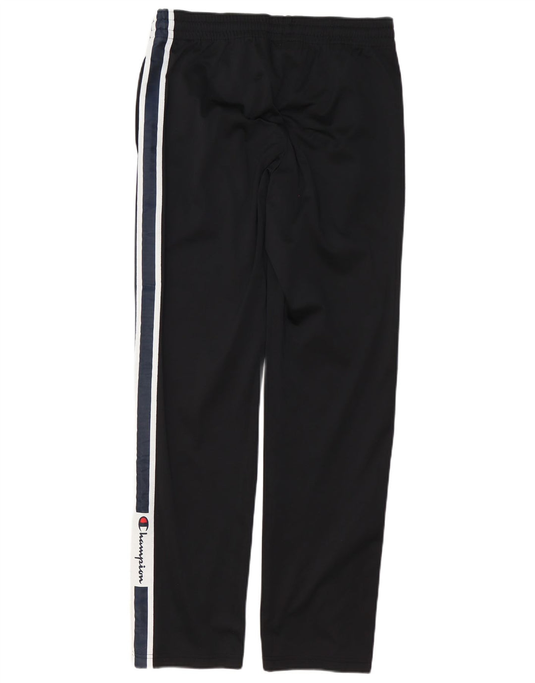 Pantaloni da tuta grafica da uomo Champion, poliestere nero medio