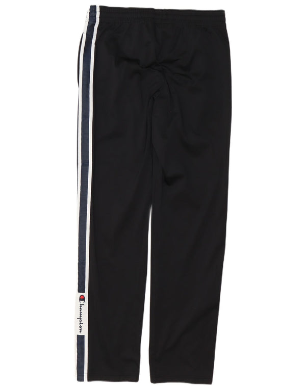 Pantaloni da tuta grafica da uomo Champion, poliestere nero medio