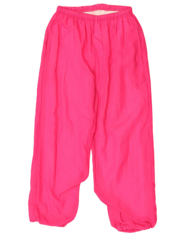 Pantaloni da tuta da donna vintage Joggers UK 10 Small Rosa