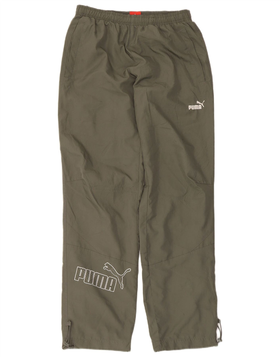 Pantaloni da tuta grafica da uomo Puma Small in poliestere kaki