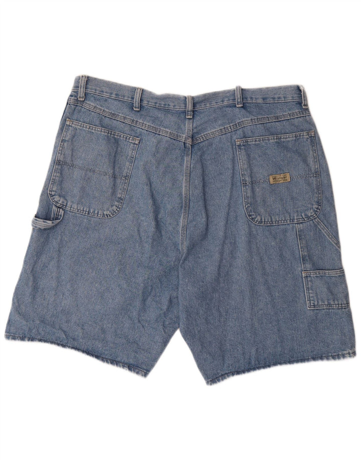 Pantaloncini di jeans cargo da uomo WRANGLER W40 XL cotone blu