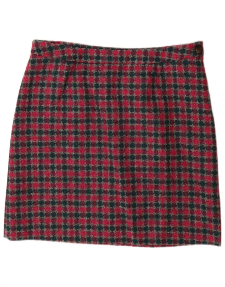 LAURA ASHLEY Minigonna da donna UK 16 Grande W36 Lana maculata multicolore