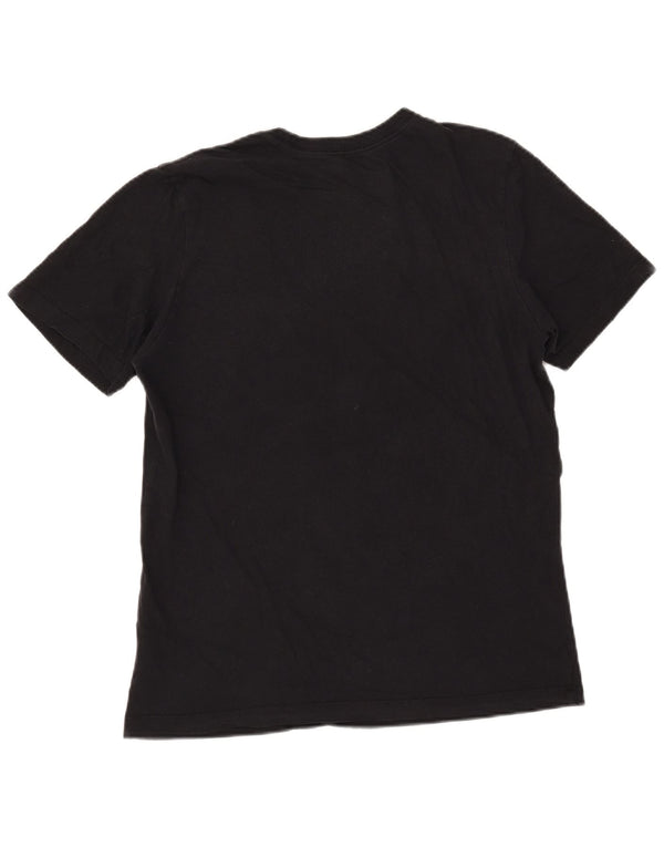 T-shirt grafica da uomo Nike Top in cotone nero medio