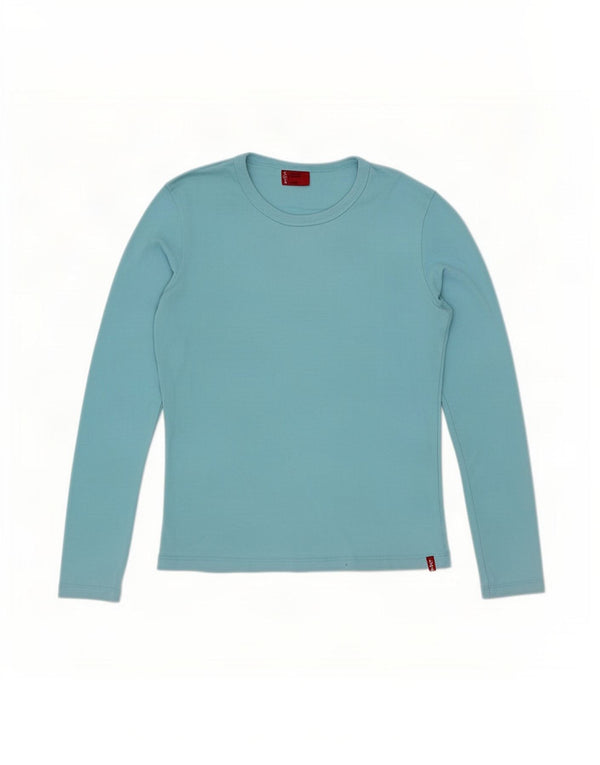 Maglietta Levi's da ragazzo a maniche lunghe 10-11 anni blu medio