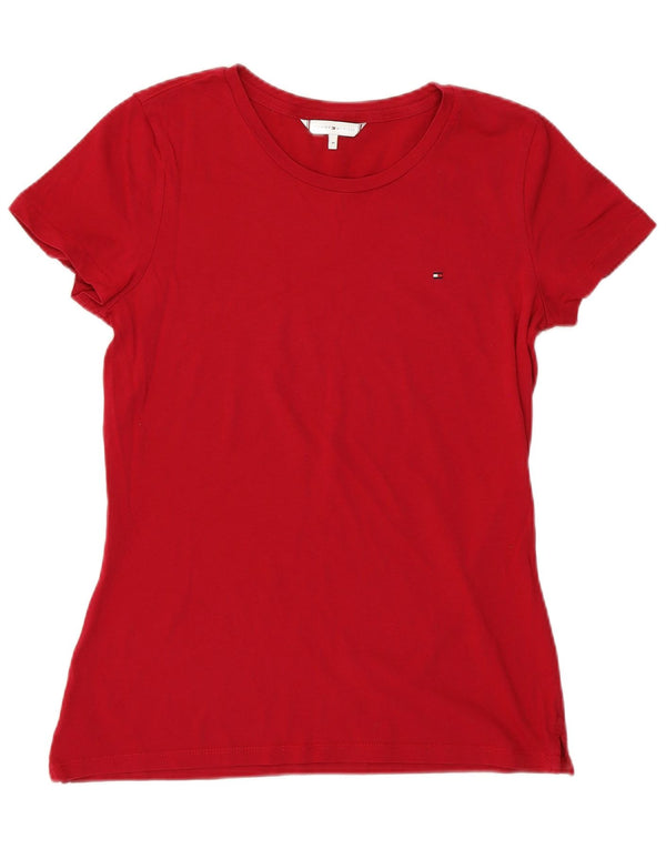 Maglietta da donna Tommy Hilfiger Top UK 14 media rossa