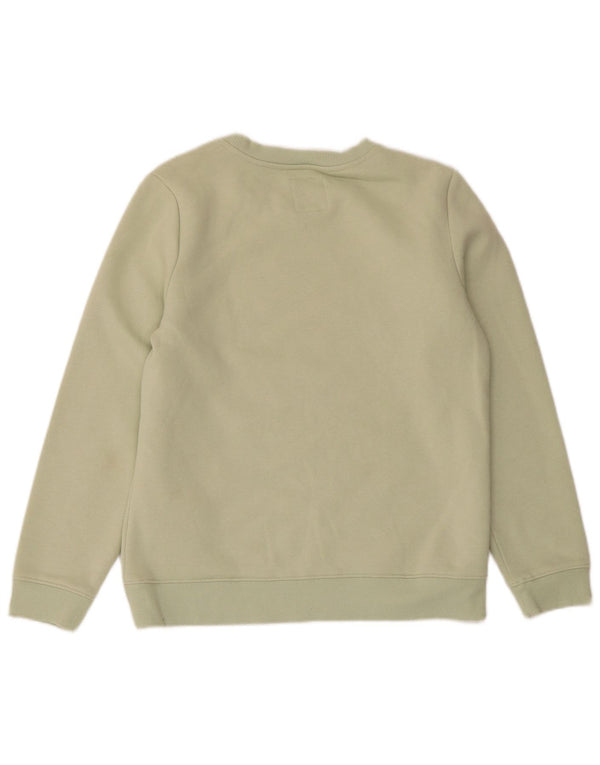 Crew Clothing Felpa da donna Maglione UK 10 Piccolo cotone verde
