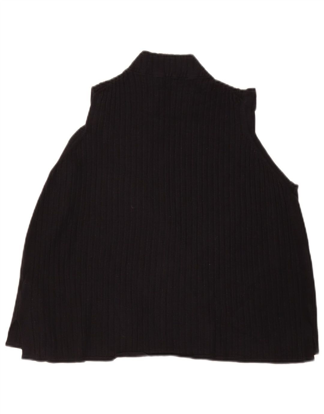 Top corto senza maniche da donna Marks & Spencer UK 20 2XL viscosa nera