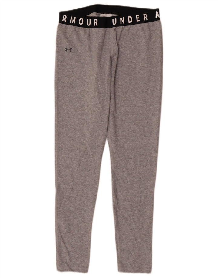 Leggings grafici da donna Under Armour UK 14 Cotone color block grigio medio