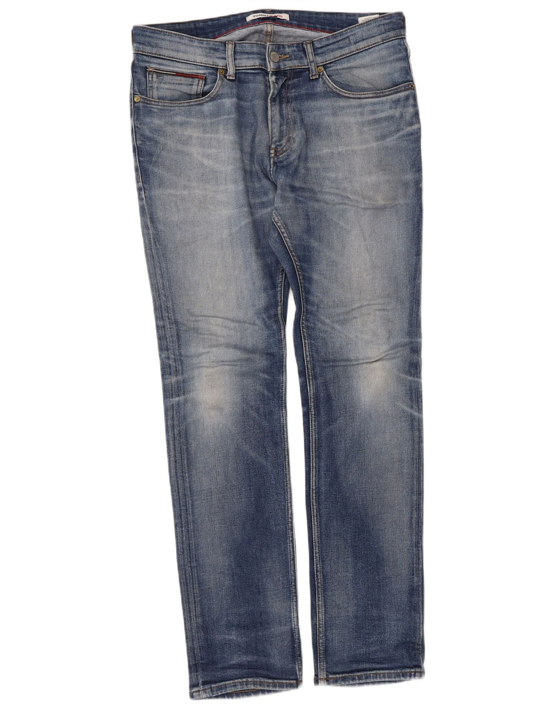 Jeans slim da uomo Tommy Hilfiger W32 L32 cotone blu