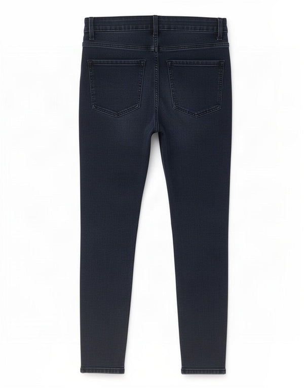 Marks & Spencer Donna The Ivy Skinny Jeans UK 12 Medio W30 L28 Blu Navy