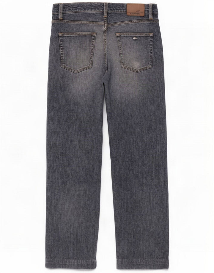 Lacoste Jeans dritti da uomo W34 L31 Blu Cotone