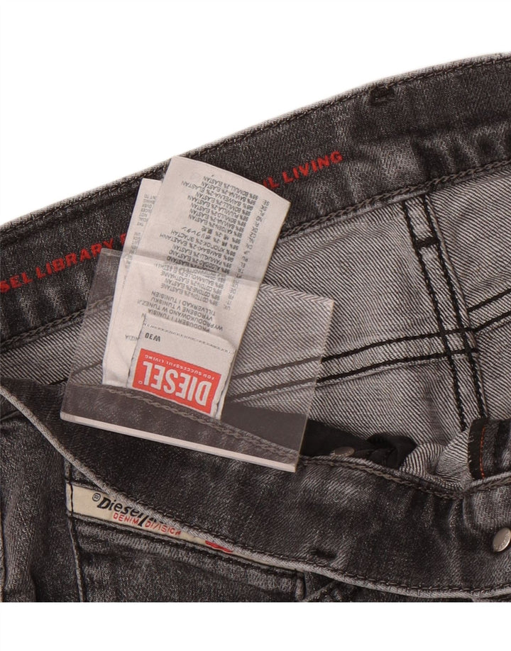 Jeans uomo Diesel Thanaz Slim W30 L30 cotone grigio