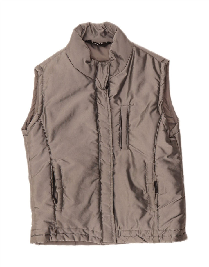 Gilet imbottito da donna ZOE UK 14 nylon grigio medio