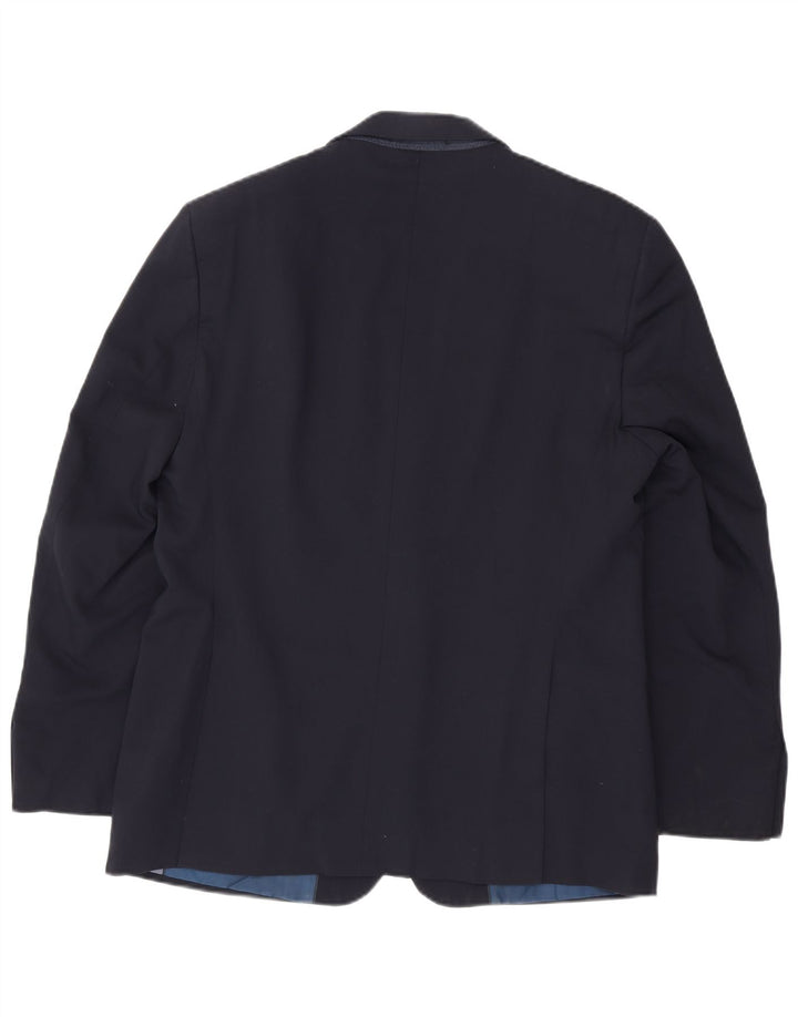 Giacca blazer a 2 bottoni da uomo Marks & Spencer UK 42 grande blu navy
