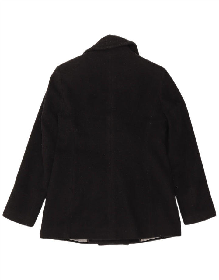 Caban da donna Calvin Klein UK 4 piccolo in lana nera