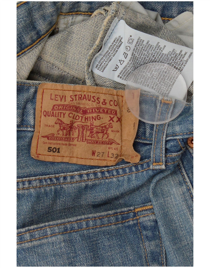 Levi's Uomo 501 Jeans dritti W27 L32 Cotone Blu