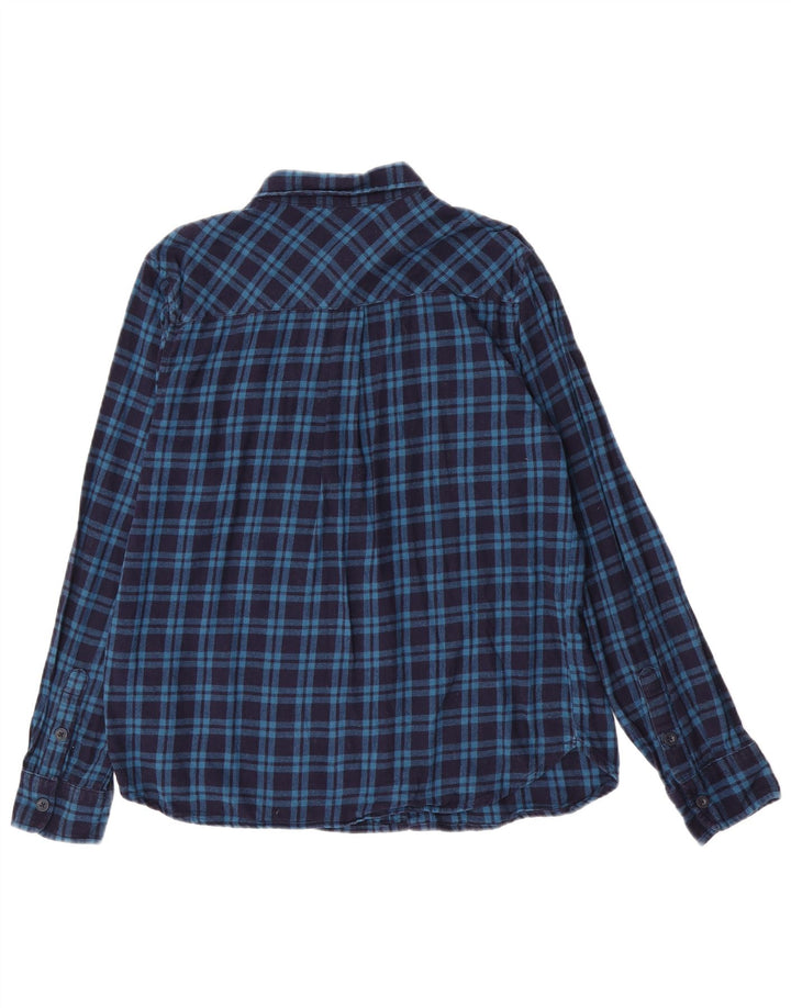 Camicia da uomo in flanella di Mountain Warehouse, cotone a quadri blu navy grande