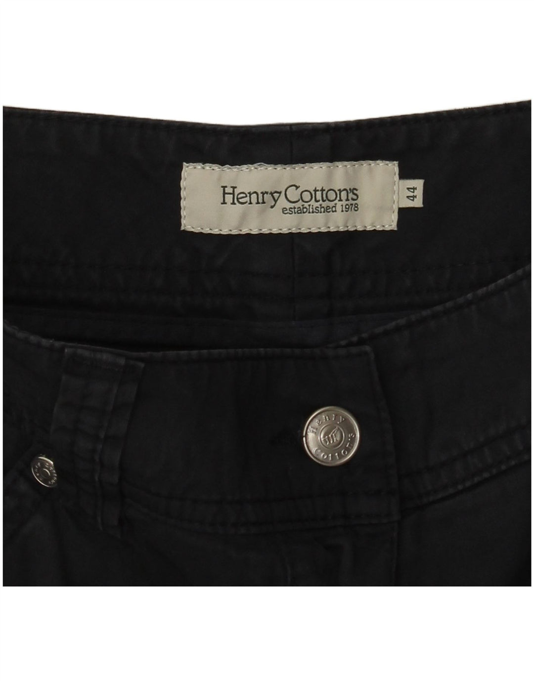 Pantaloncini casual da donna HENRY COTTONS IT 44 medio W34 blu navy