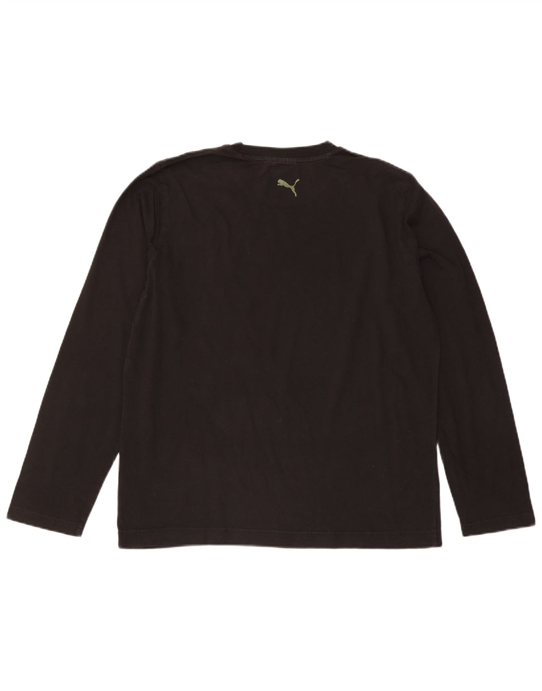 Puma Maglietta grafica da uomo a maniche lunghe grande nera