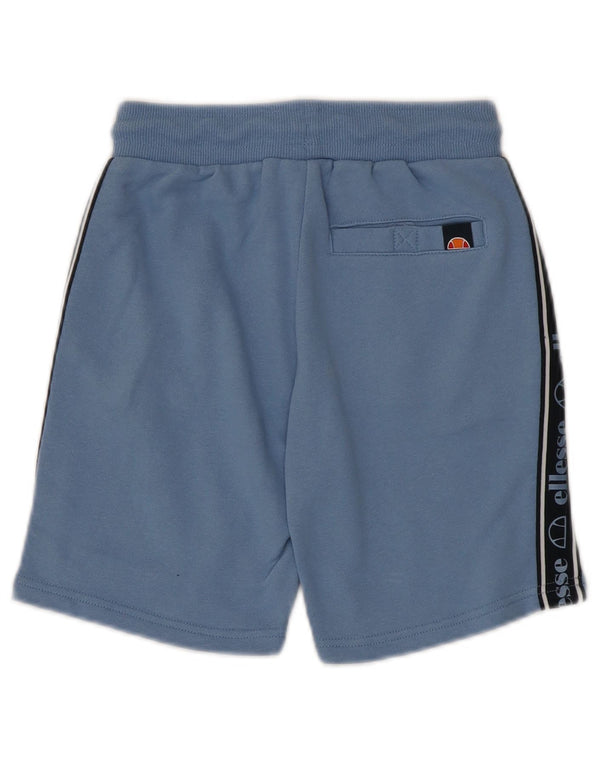 Pantaloncini sportivi grafici Ellesse da bambino 10-11 anni in cotone color block blu
