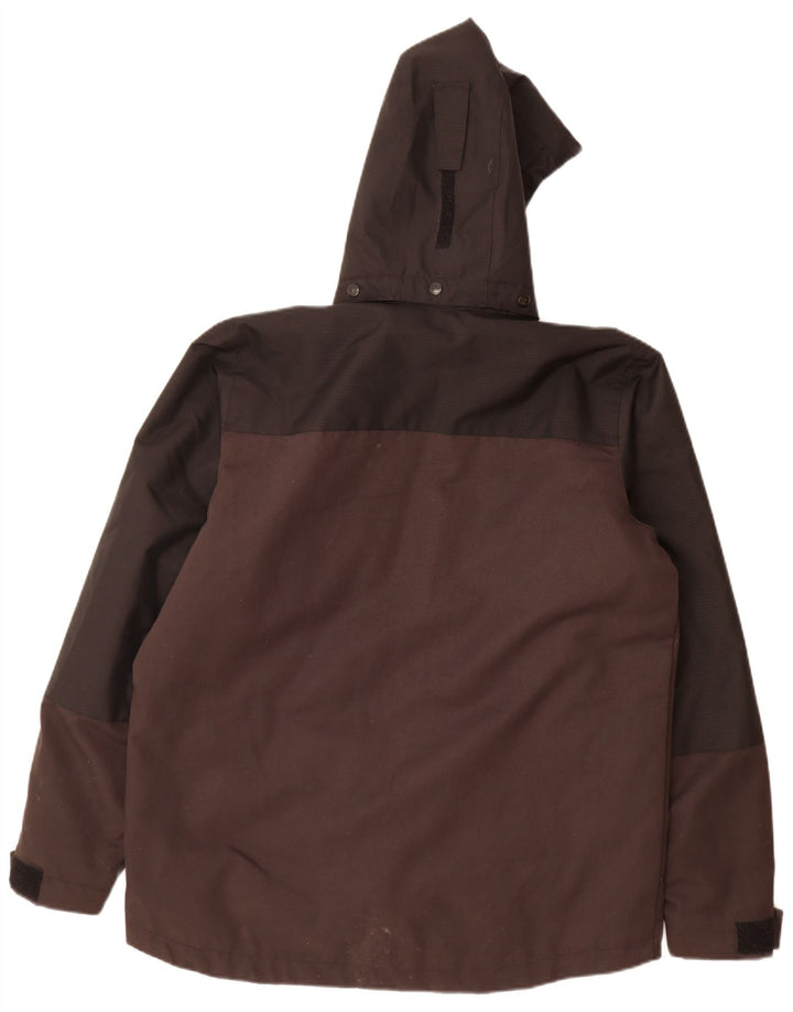 Giacca a vento grafica da uomo Helly Hansen UK 40 Large Brown Colourblock