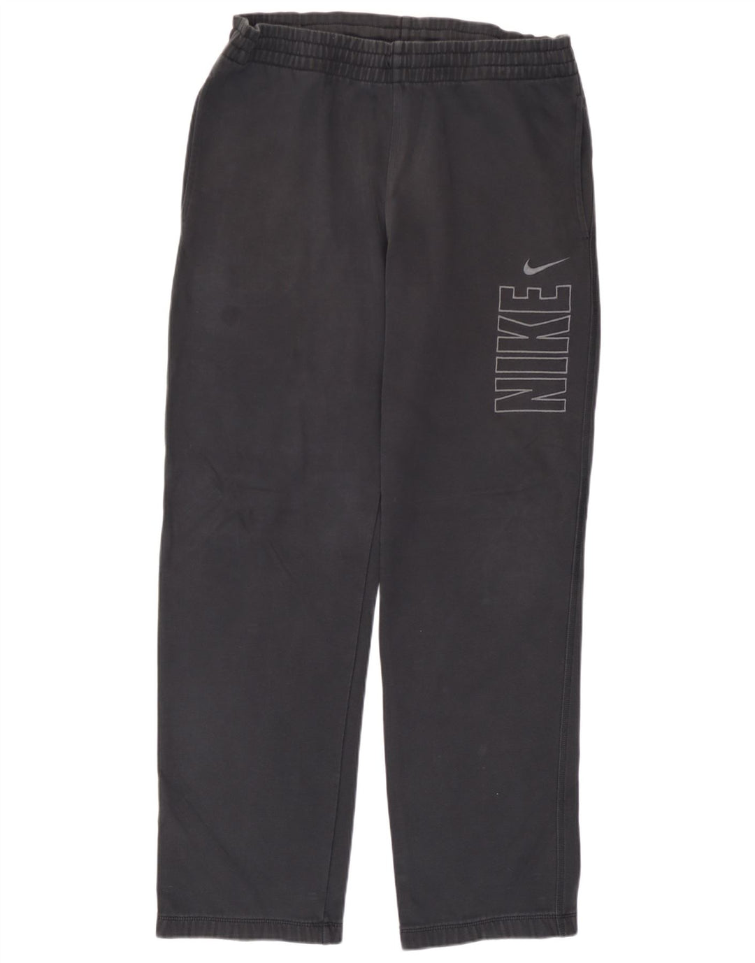 Pantaloni da tuta grafica Nike da uomo in cotone nero medio