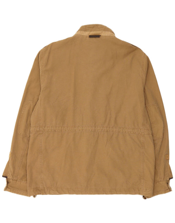 Giacca militare da uomo Fat Face UK 40 grande cotone beige