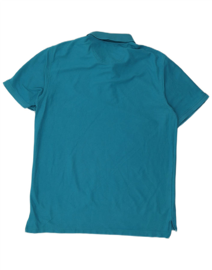 Polo da uomo IZOD grande in cotone blu