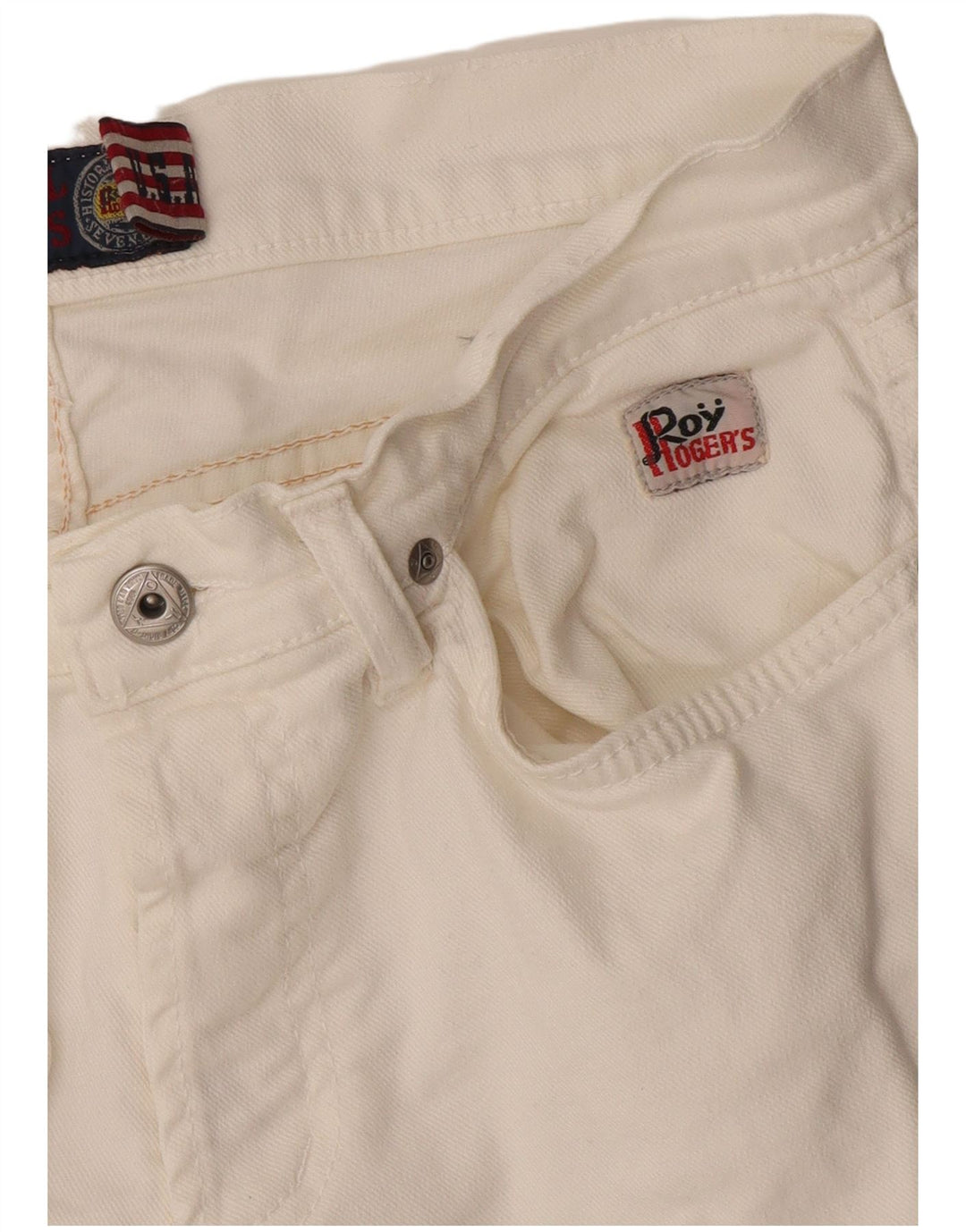 Jeans skinny bassi da donna Roy Rogers W30 L32 bianchi