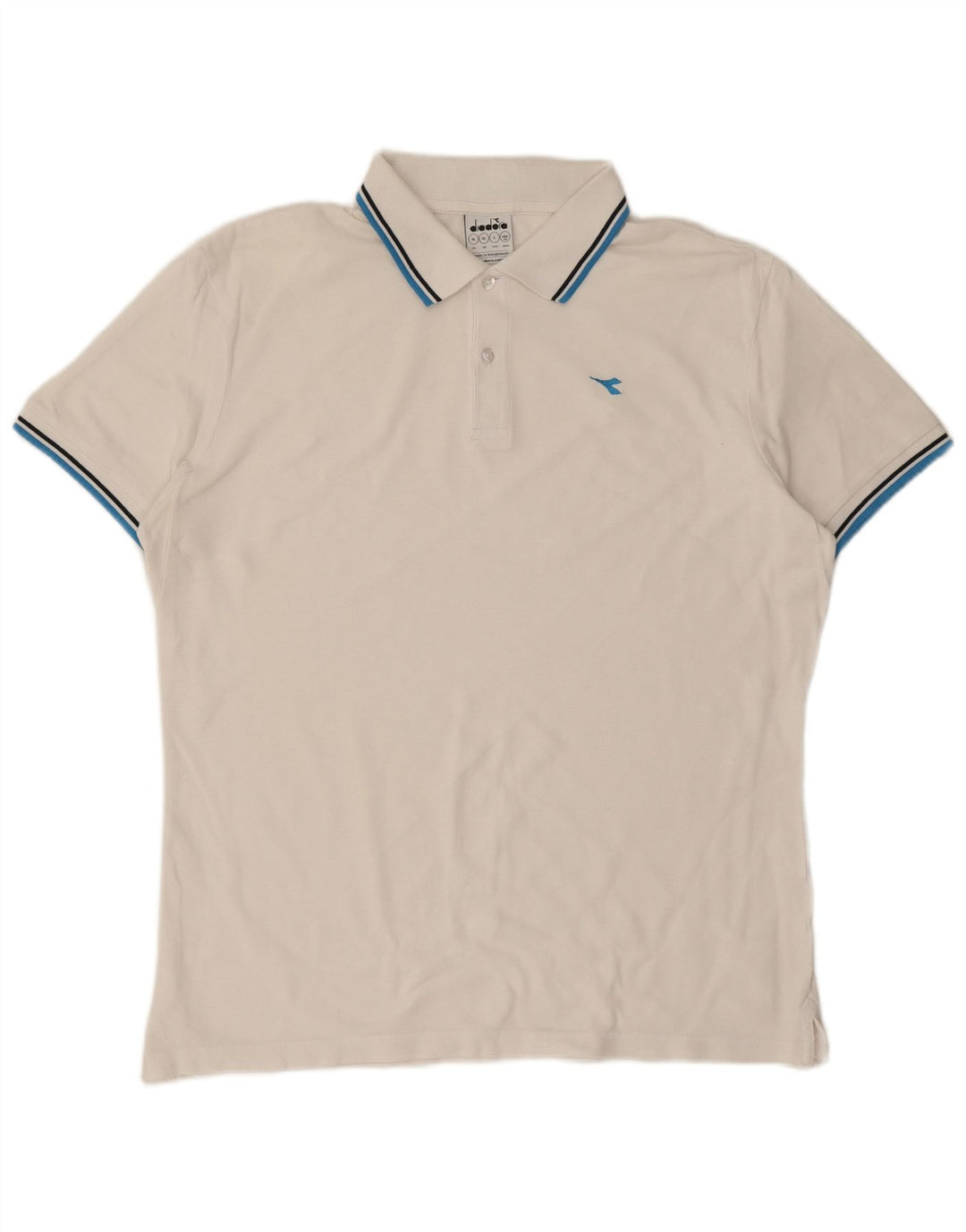 Polo Uomo DIADORA XL Cotone Bianco