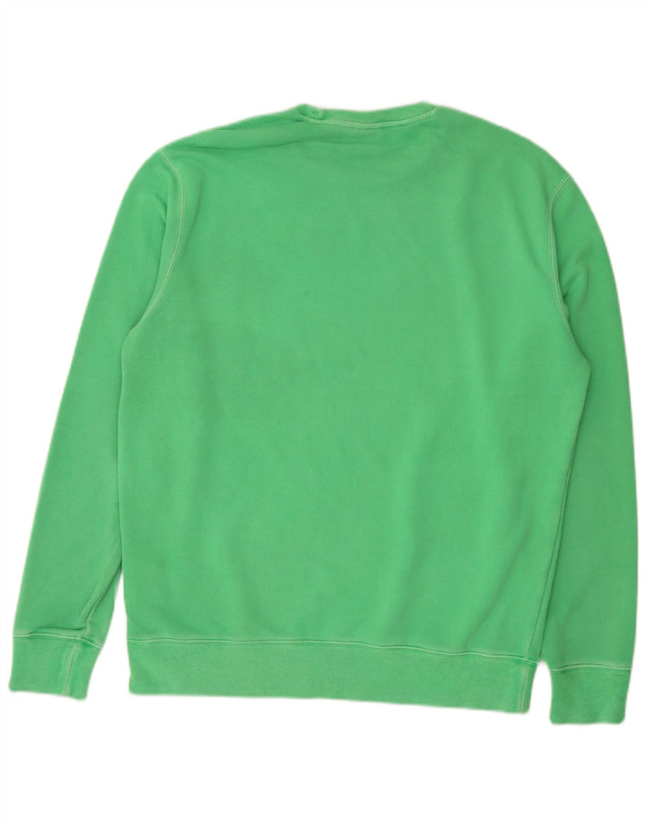 CHAMPION Felpa da uomo Maglione in cotone verde medio