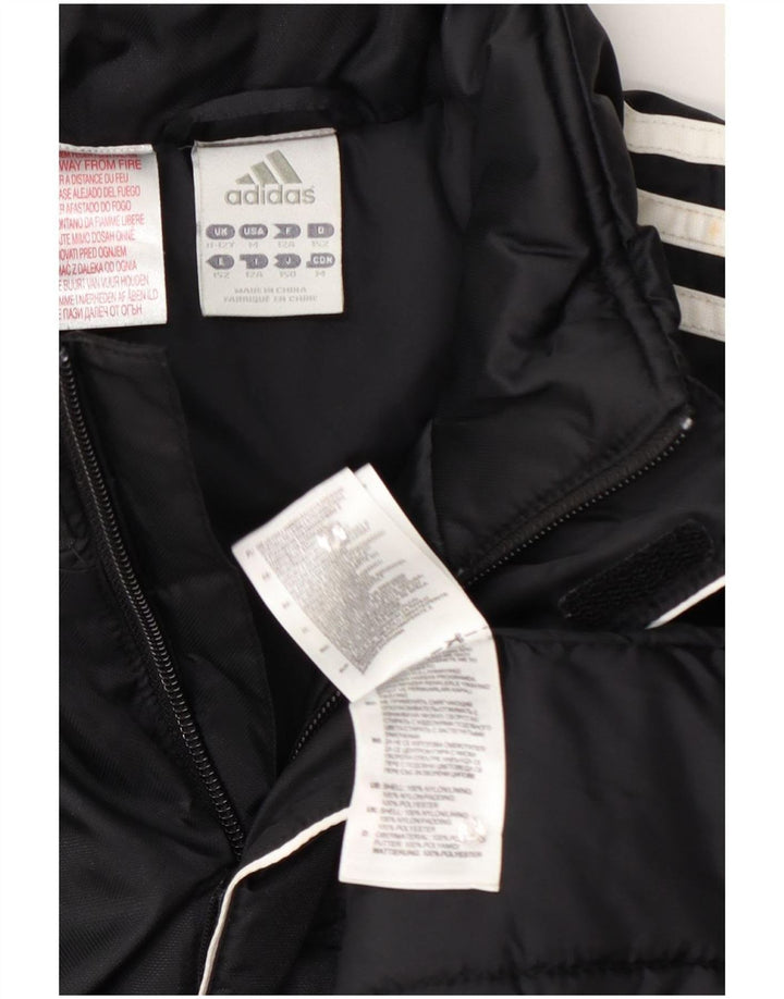 Giacca imbottita Adidas da ragazzo 11-12 anni in nylon nero