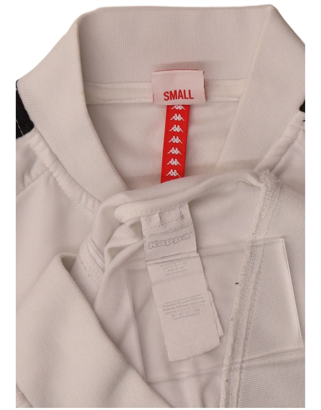 Giacca da ginnastica grafica per ragazze KAPPA 11-12 anni piccola bianca