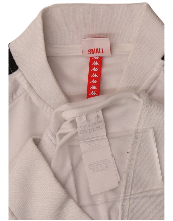 Giacca da ginnastica grafica per ragazze KAPPA 11-12 anni piccola bianca