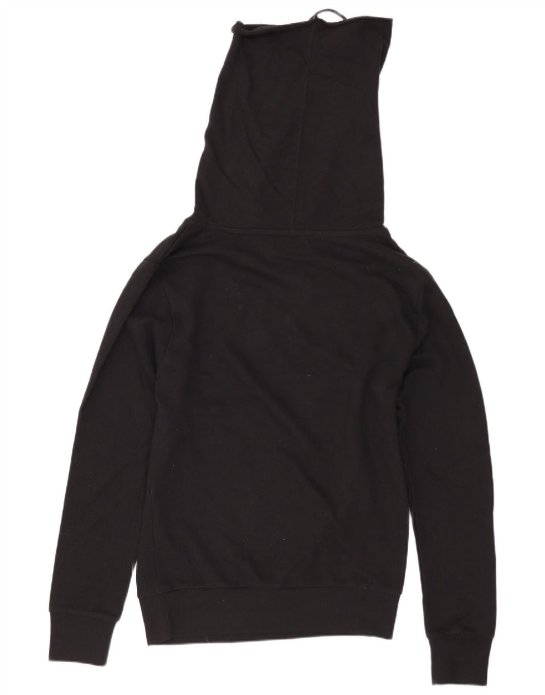 Felpa Zara da uomo con collo alto, maglione piccolo in cotone nero
