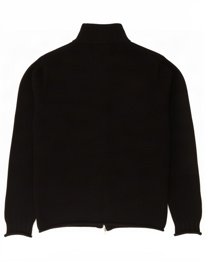 Maglione cardigan da uomo French Connection in lana nera media